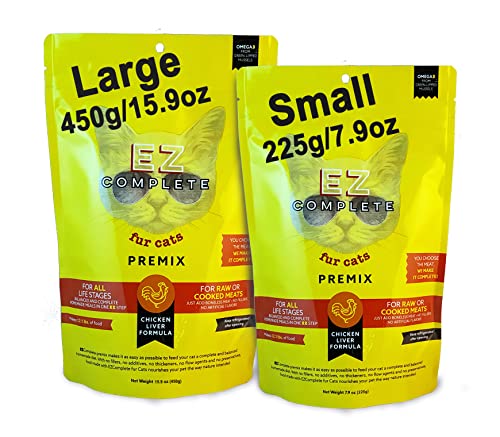 EZComplete Cat Food Premix - Raw or Cooked
