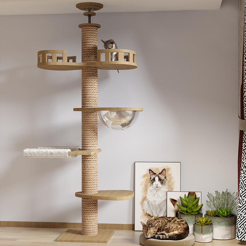 Adjustable Floor to Ceiling Cat Tree