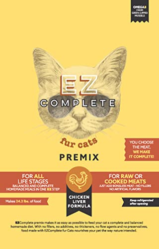 EZComplete Cat Food Premix - Raw or Cooked