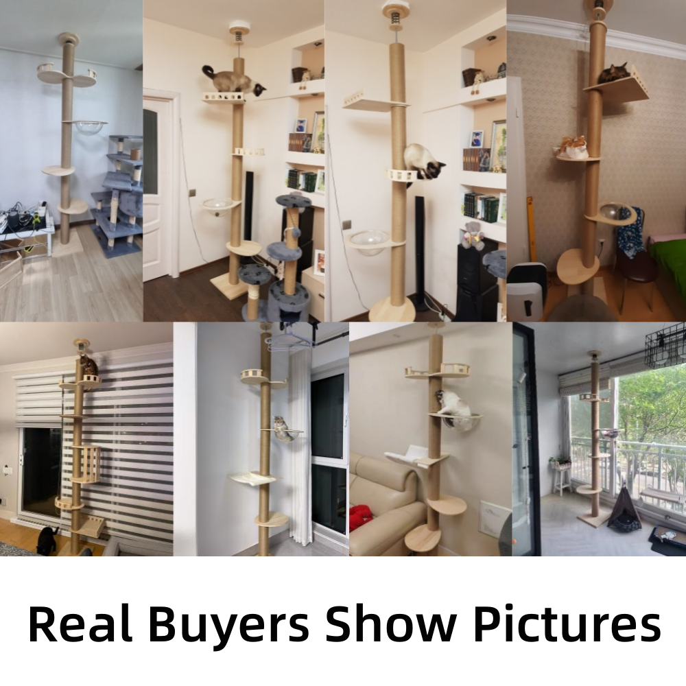 Adjustable Floor to Ceiling Cat Tree