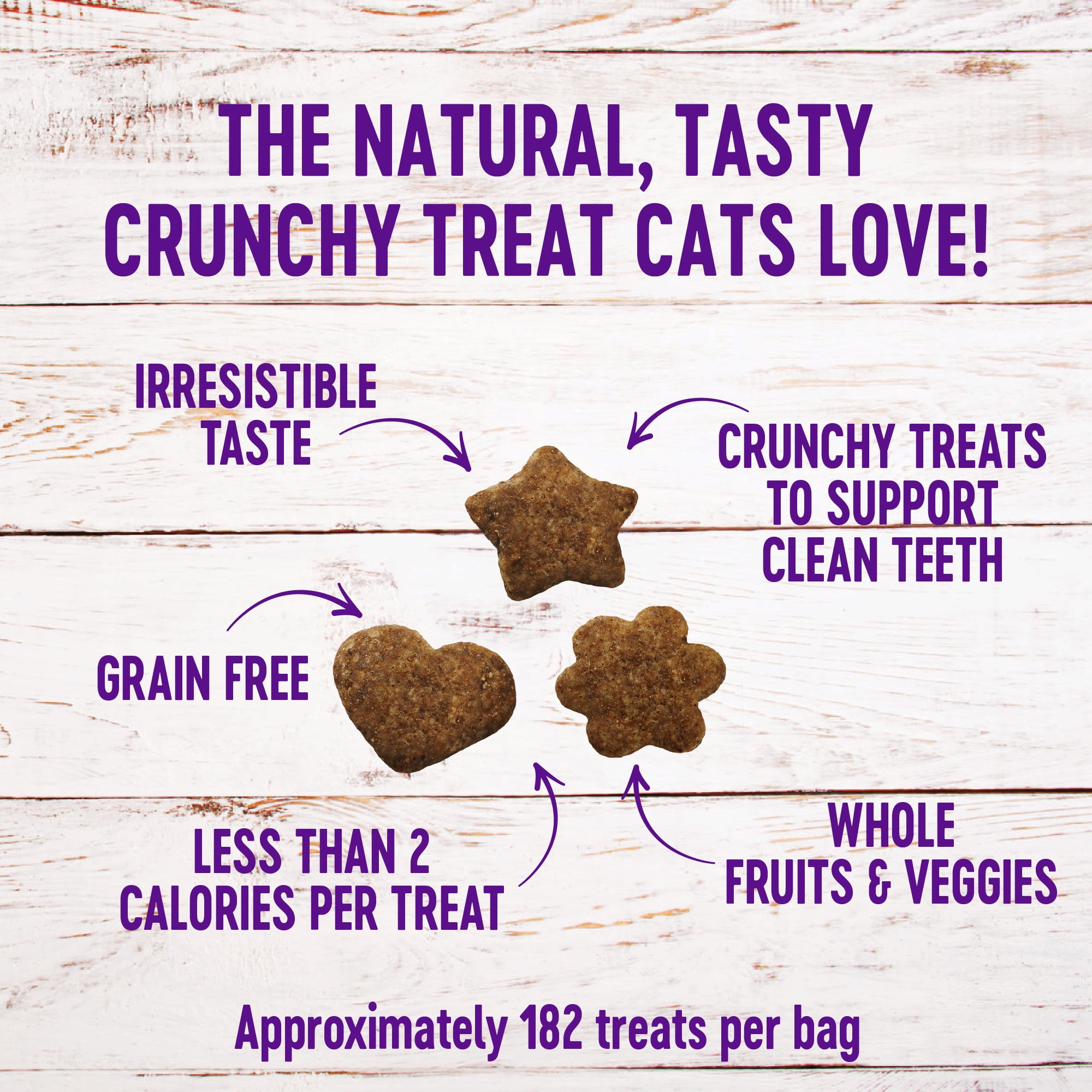 Grain-free cat treats: Wellness Kittles Chicken & Cranberry