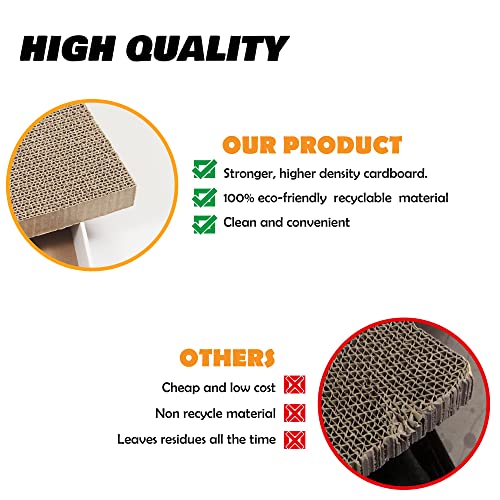 Smartbean 3PCS Double-Sided Cat Scratcher Pad
