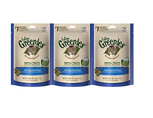 Tuna Greenies Feline Dental Treat 3 Pack