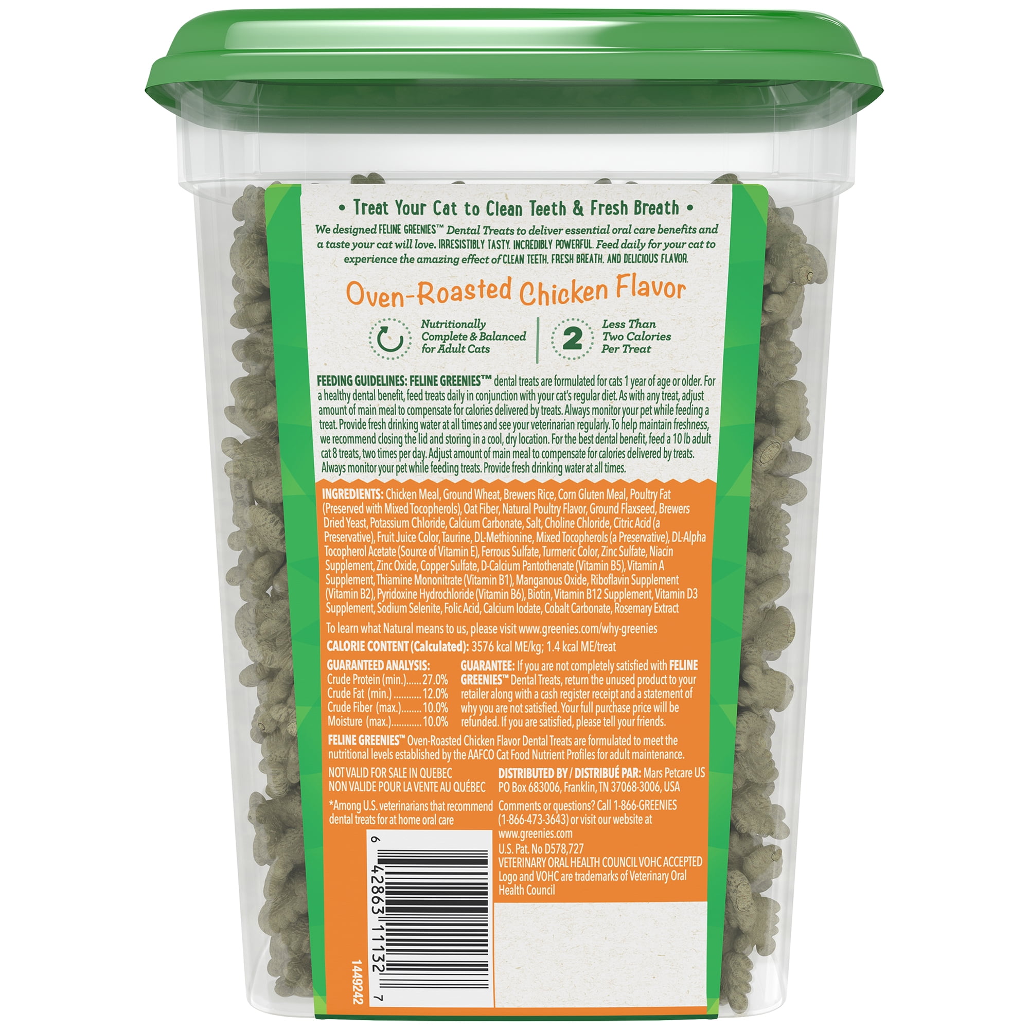 Greenies Chicken Flavor Dental Cat Treats, 9.75oz