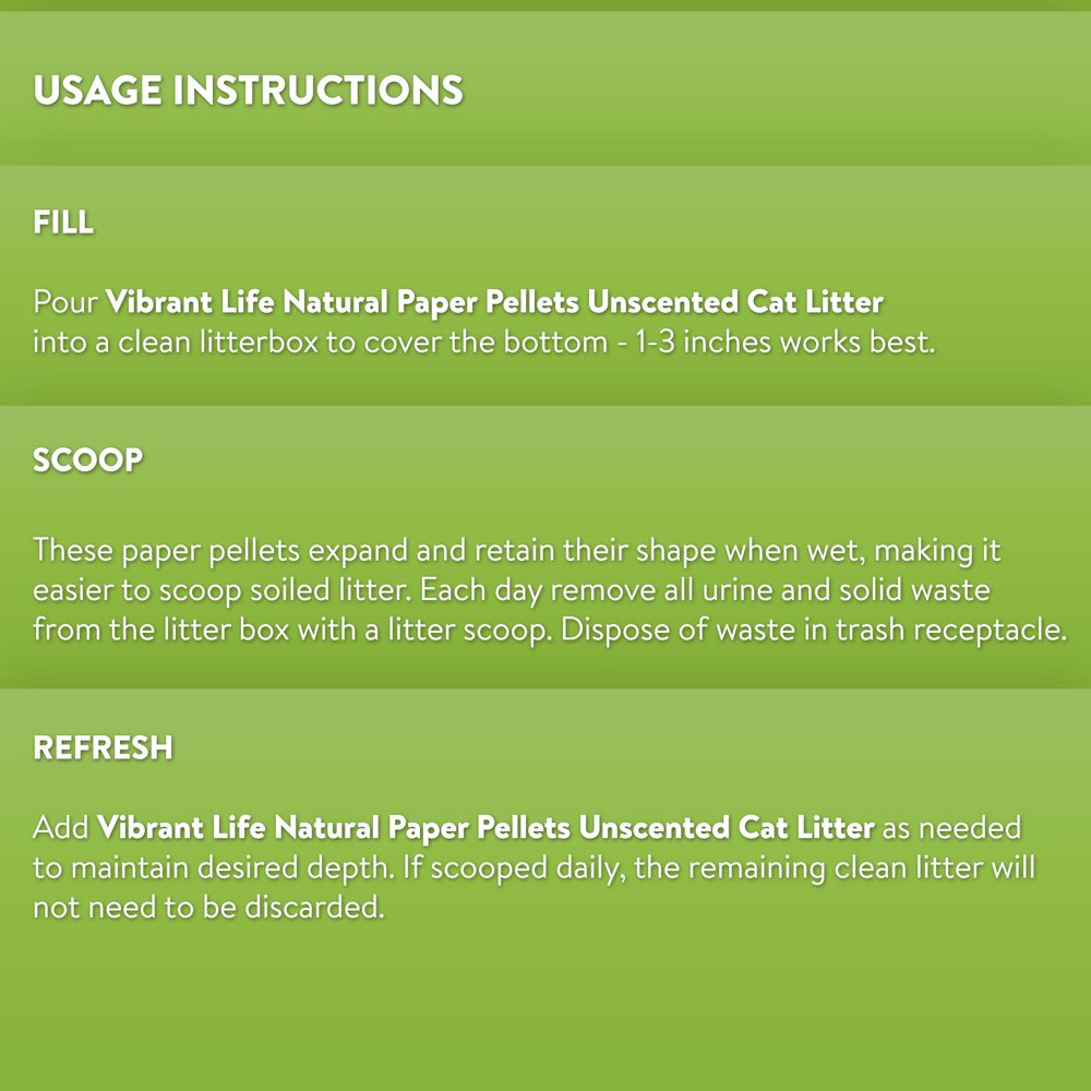 Vet Recommended Natural Paper Pellet Cat Litter