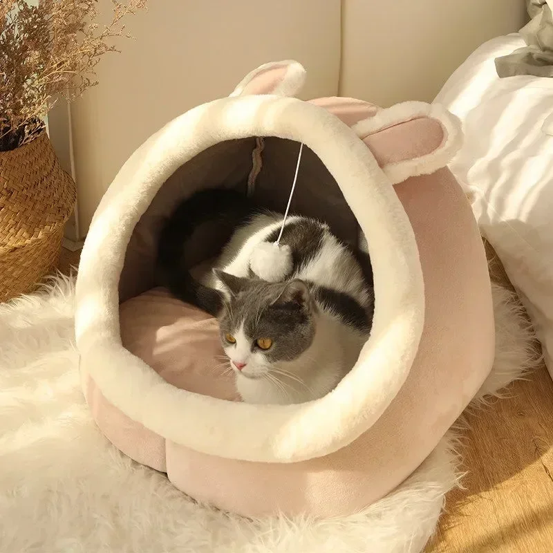 Cozy Cat Bed/Cave - Soft and Washable