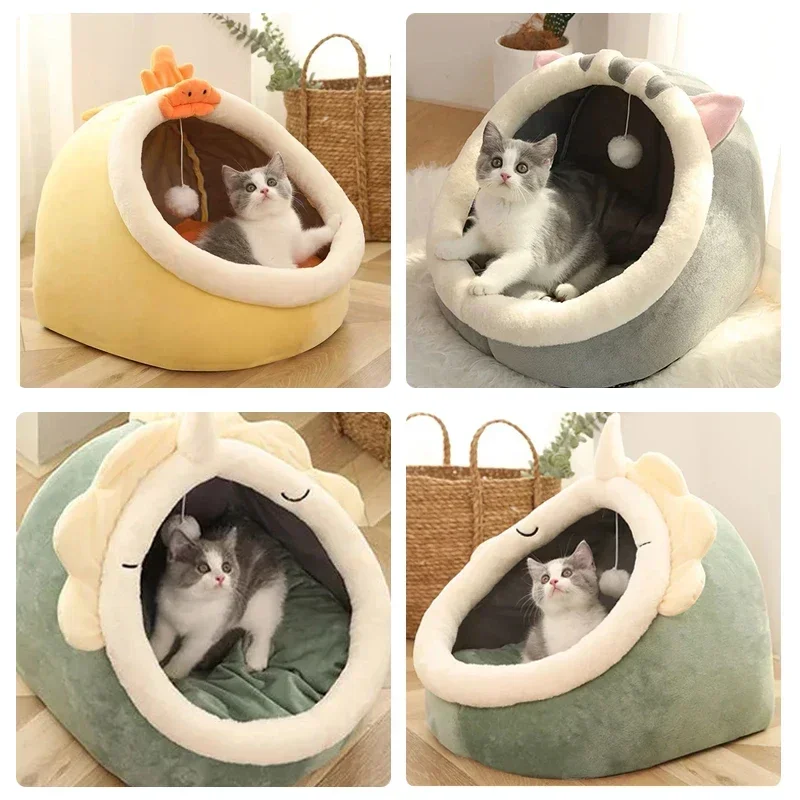 Cozy Cat Bed/Cave - Soft and Washable