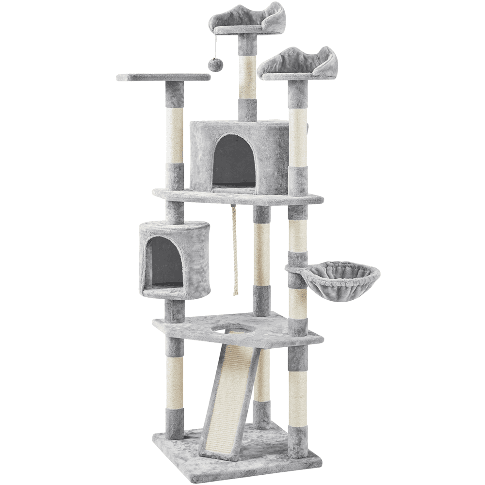79" Multilevel Cat Tree with Scratching Posts