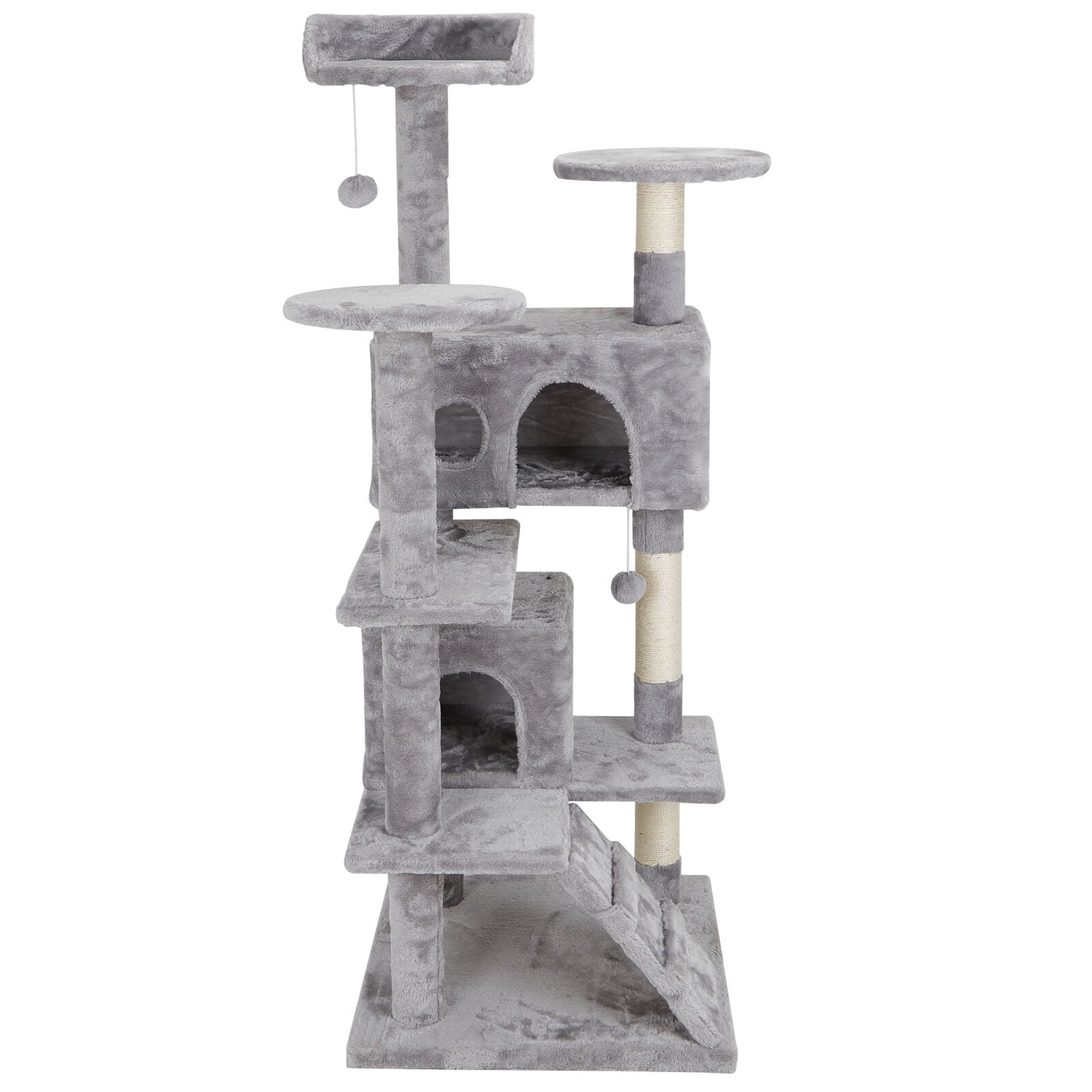 53" Cat Tree Condo with Cave & Ladders