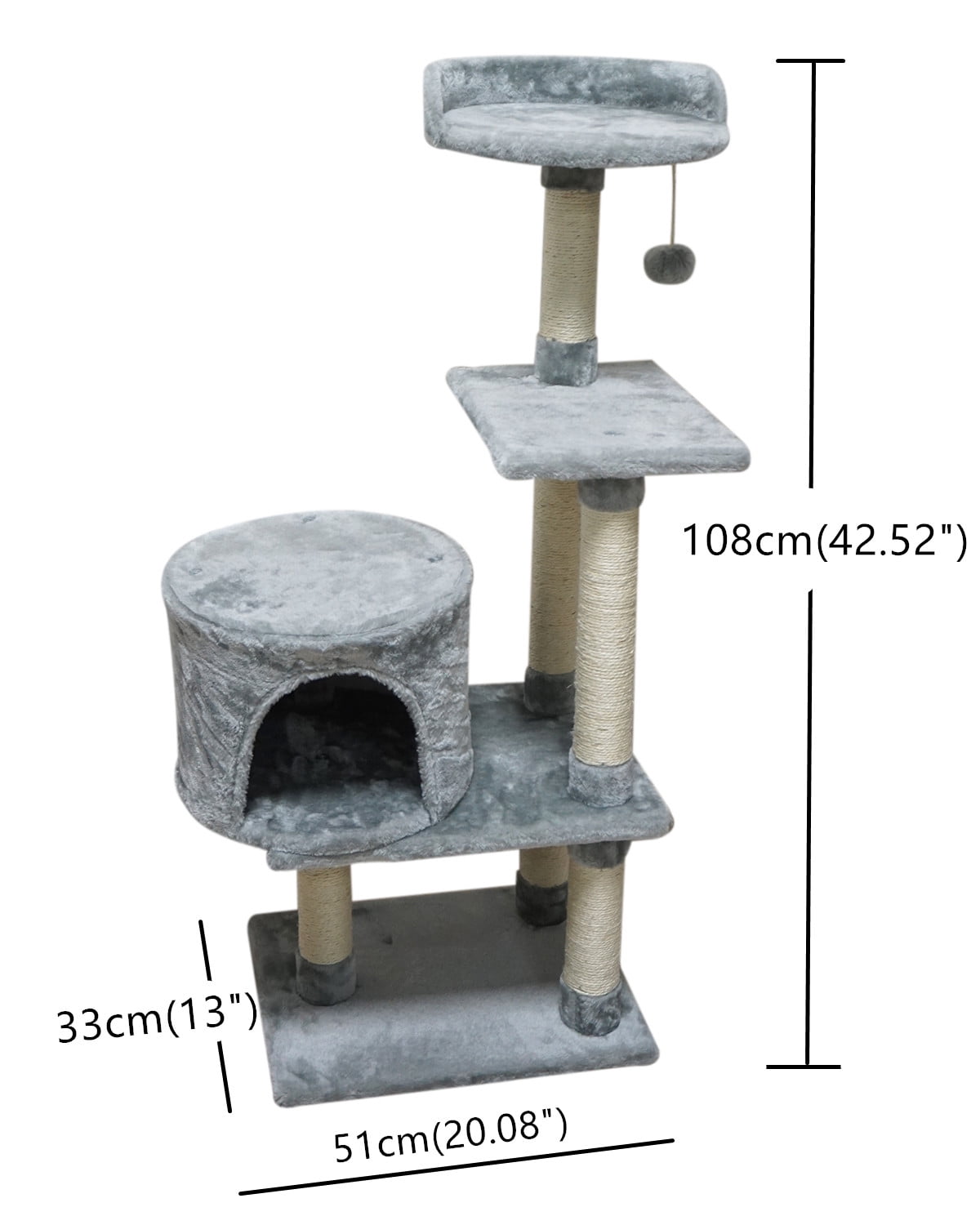 Cat Tree Activity Center with Scratching Posts