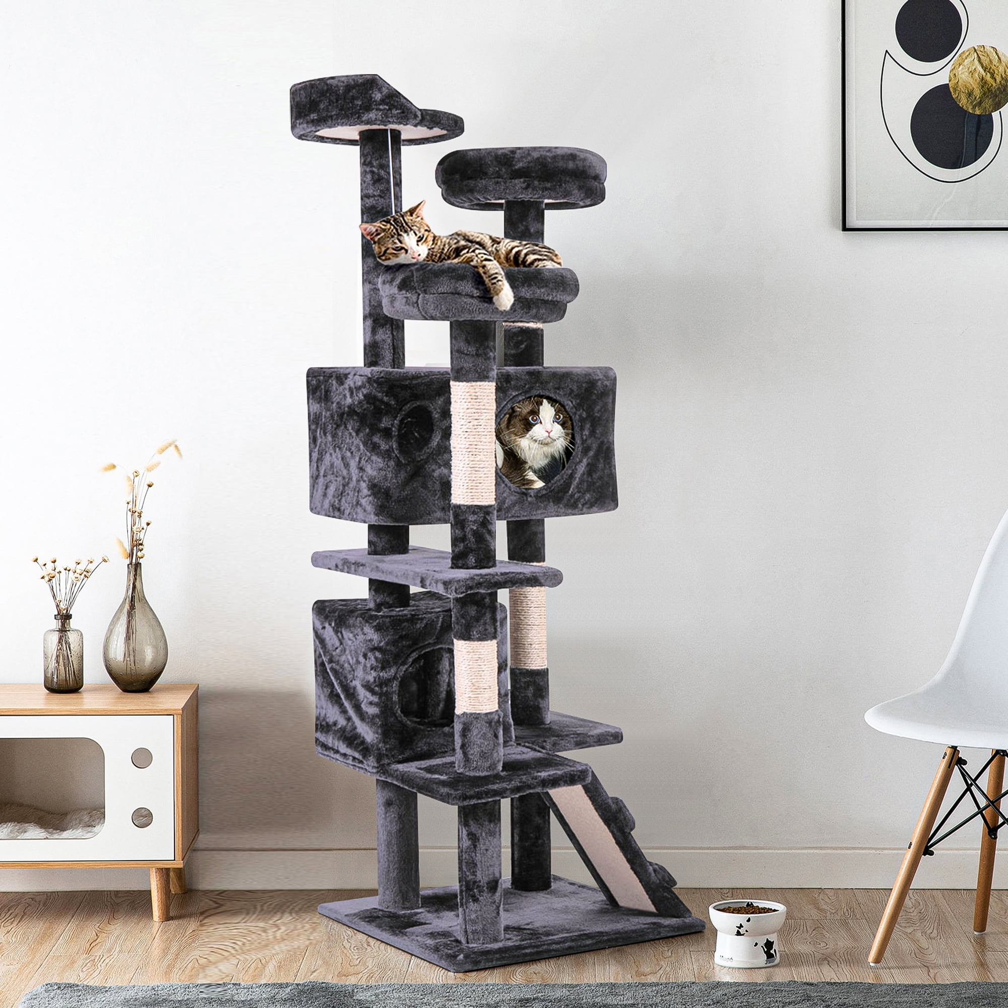 Large Multi-Level Cat Tree for Indoor Cats