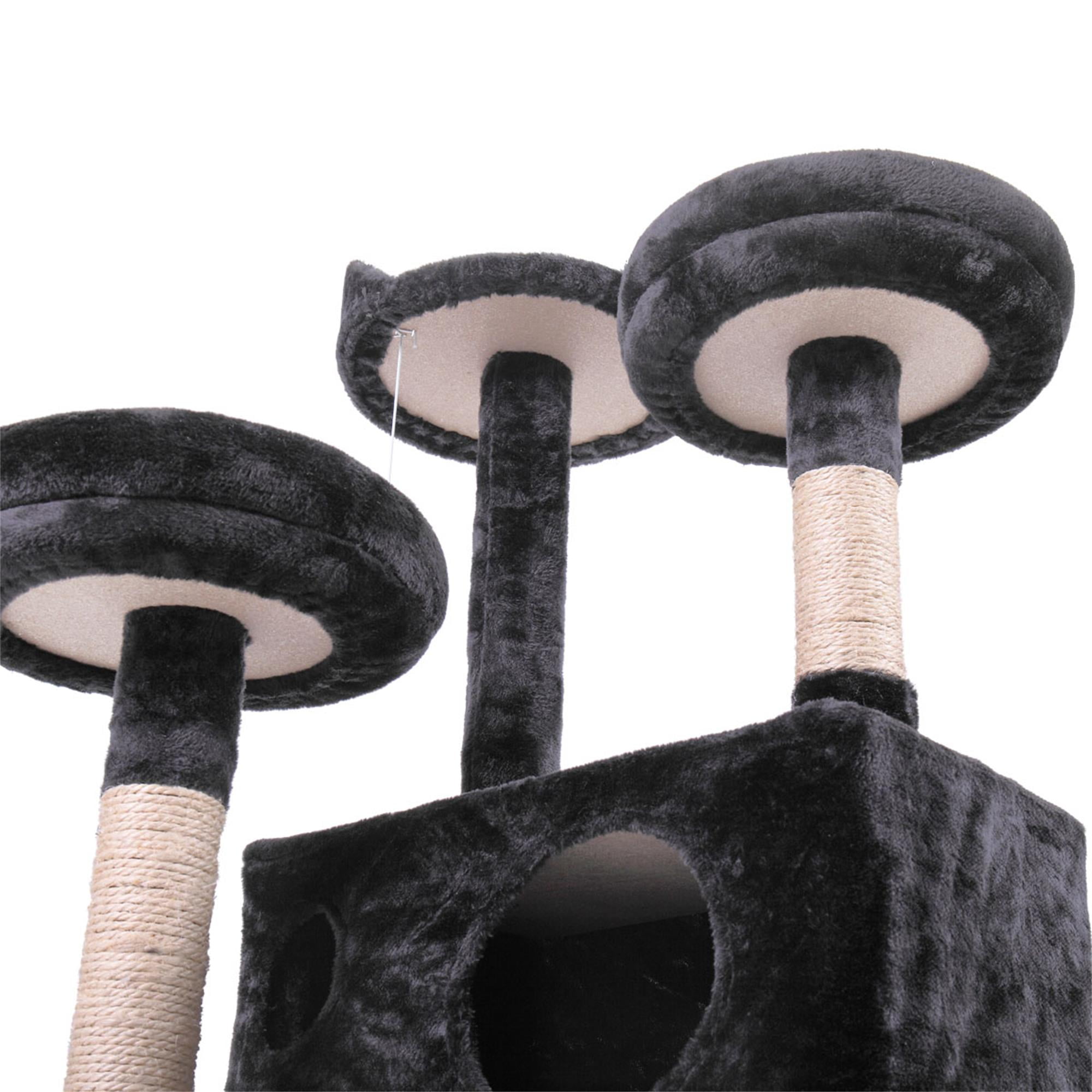 Large multi-level cat tower - Gray color