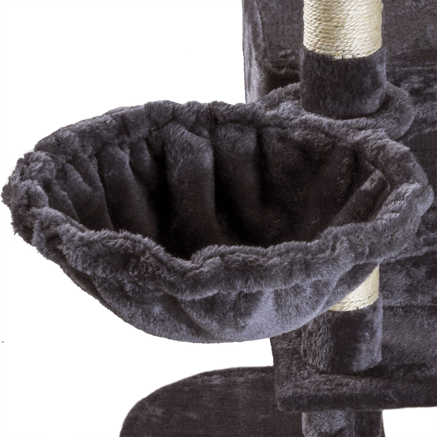 Blue Multi-Level Large Cat Tree with Condo and Hammocks