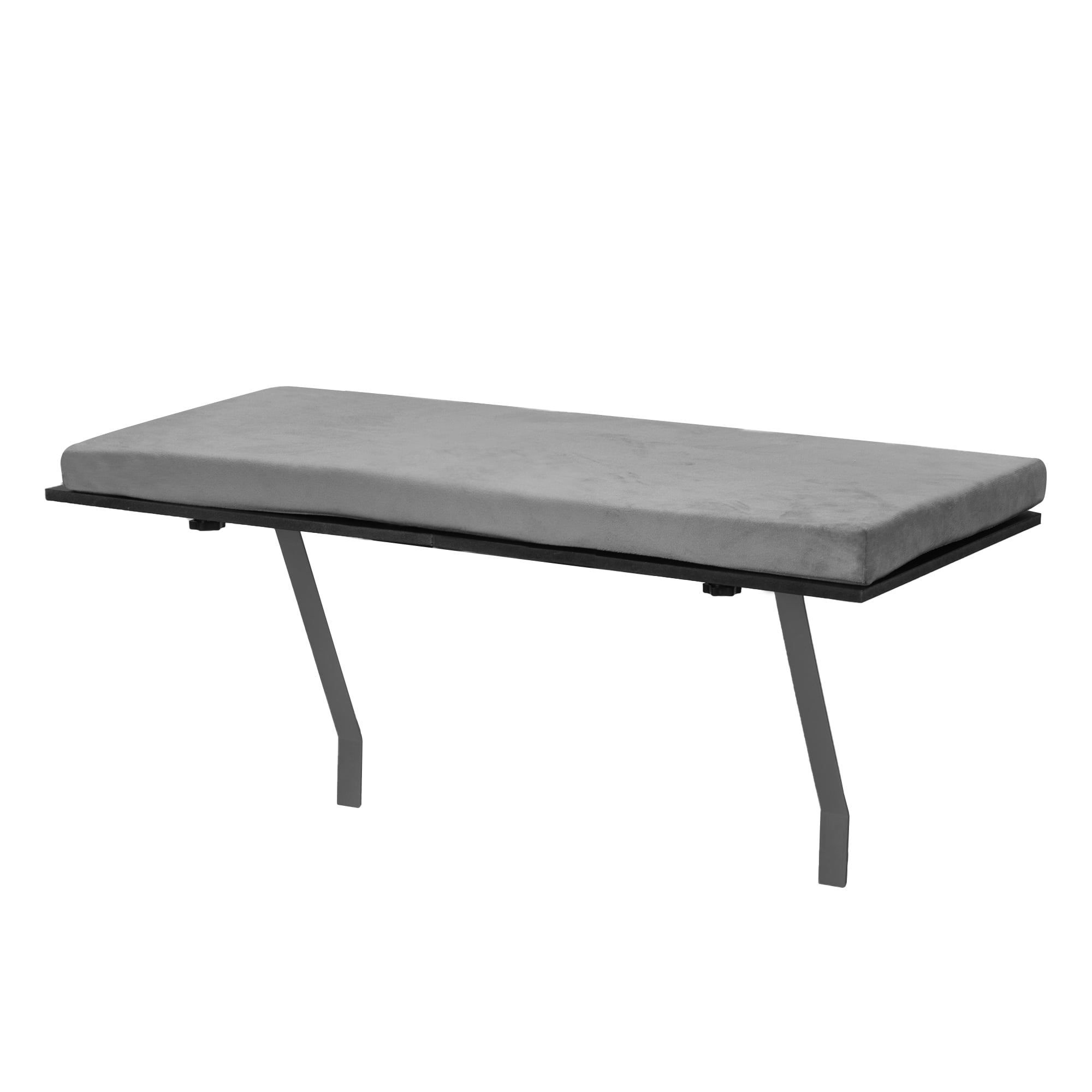 Gray Cat Window Seat Perch for Indoor