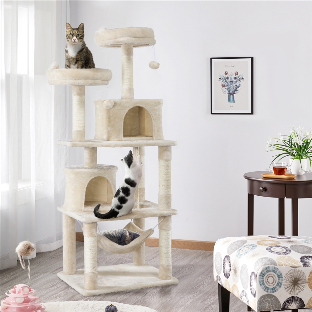 Multi-level Cat Tower with Condos & Perches