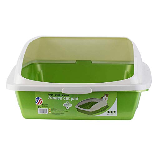 Blue Van Ness High-Sided Cat Litter Box