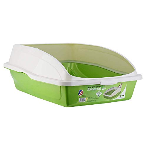 Blue Van Ness High-Sided Cat Litter Box