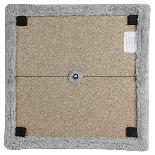 29'' Natural Sisal Rope Cat Scratcher w/ Toys (Grey)