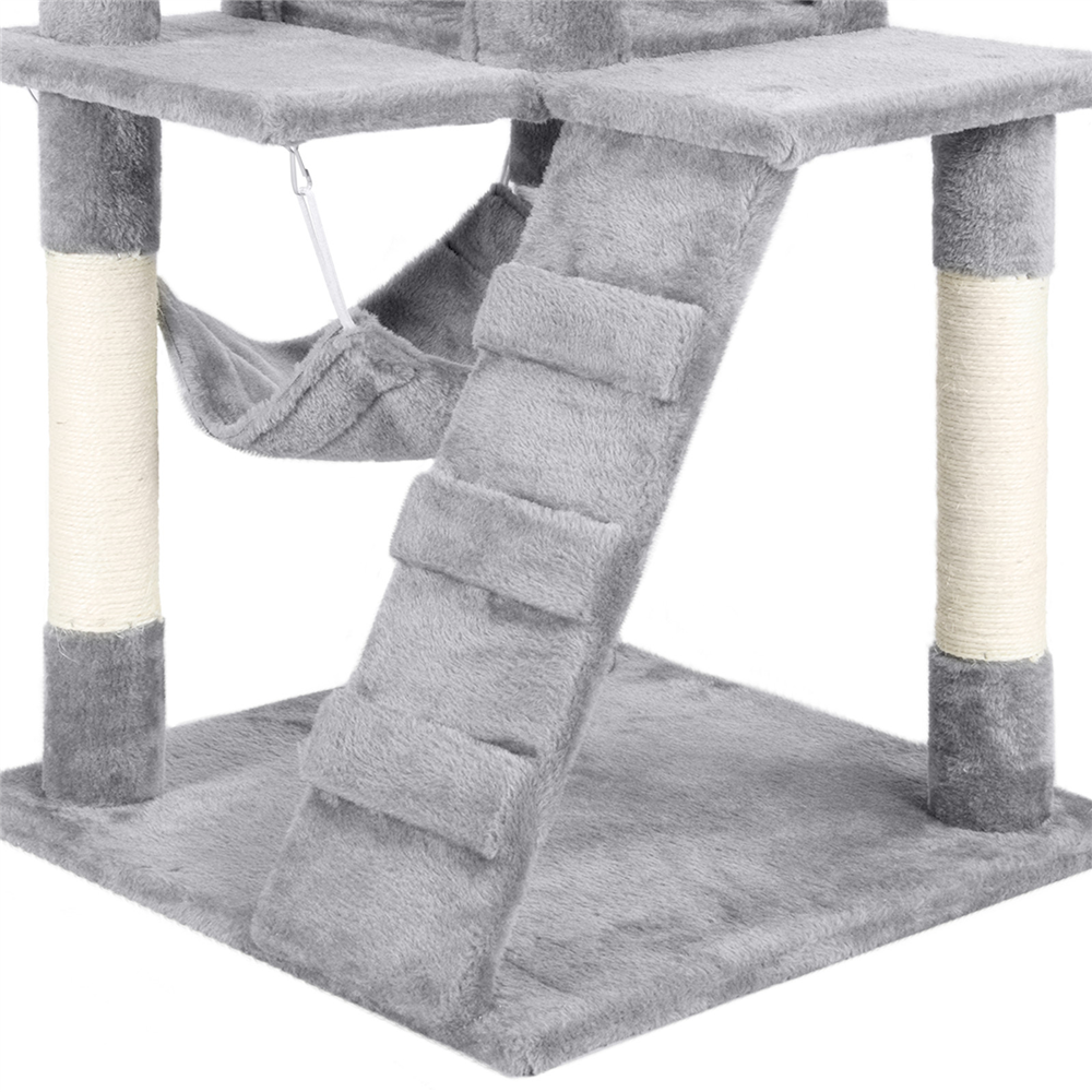 Light Gray Cat Tree Tower & Condo