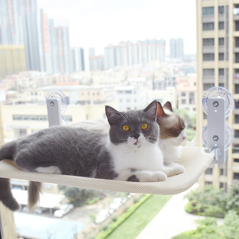 Foldable Cordless Cat Window Bed