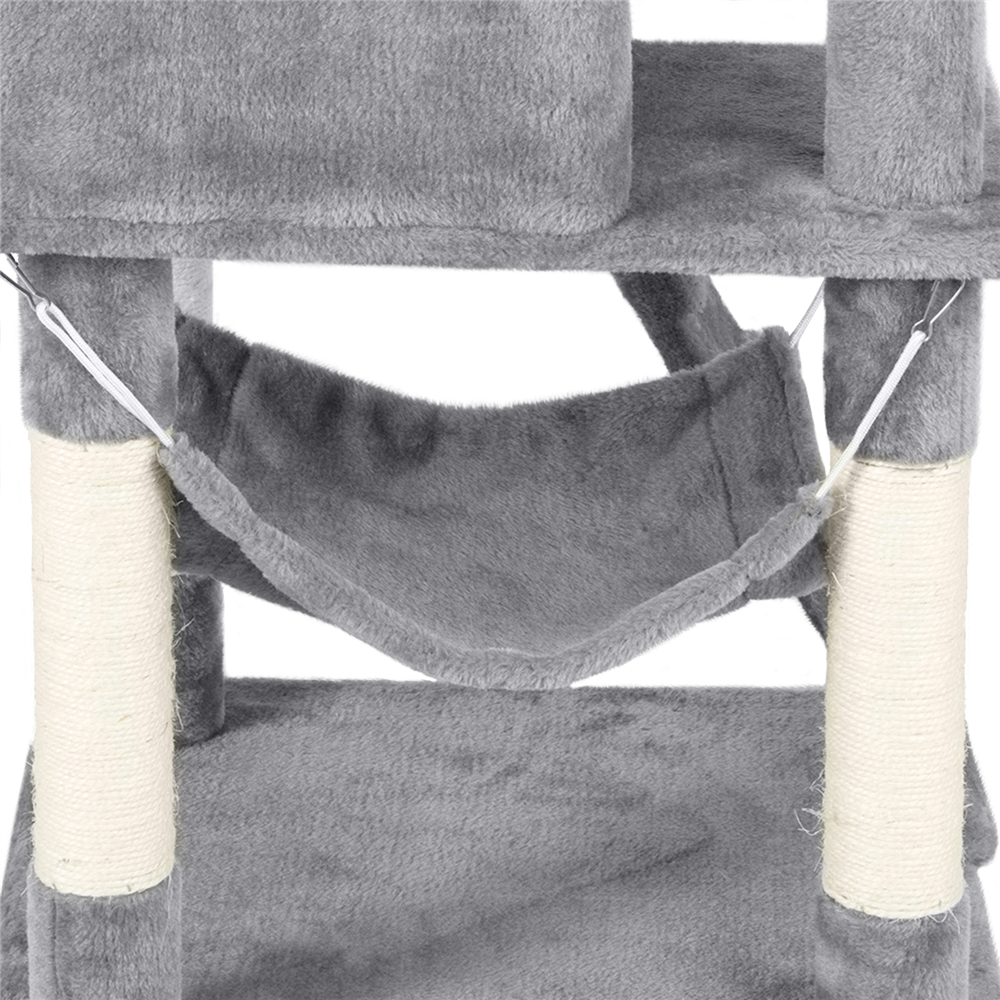 Light Gray Cat Tree Tower & Condo