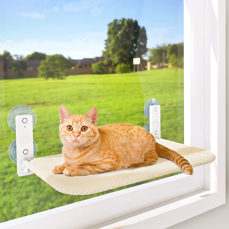 Foldable Cordless Cat Window Bed