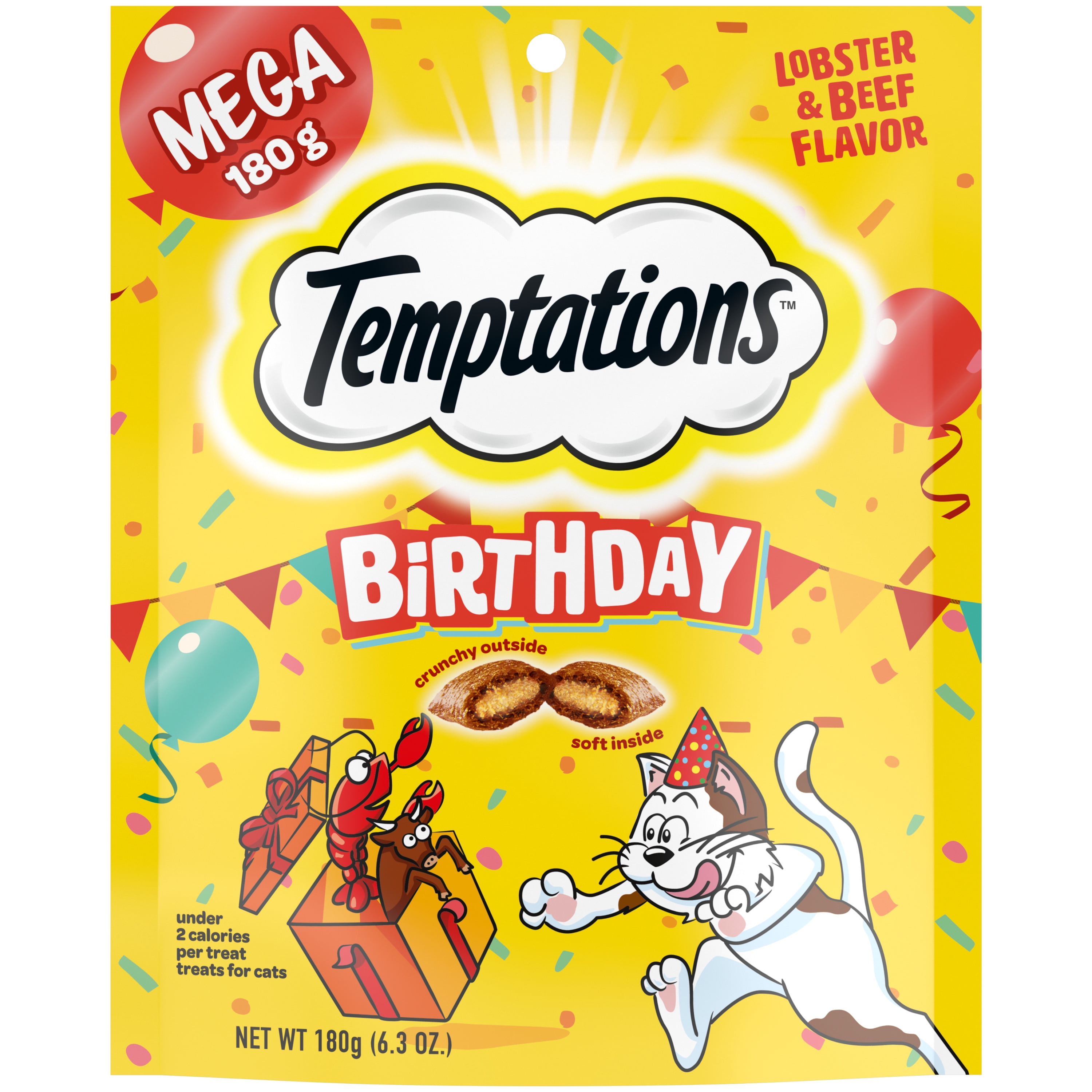 Lobster & Beef Birthday Cat Treats, 6.3 oz
