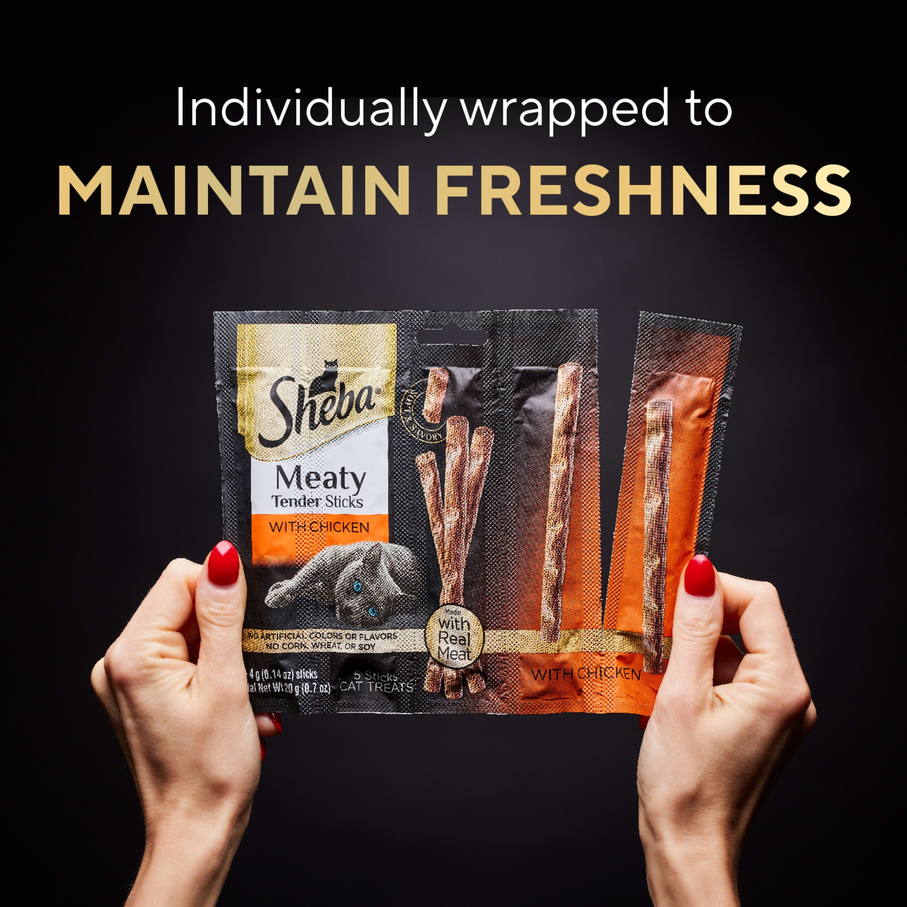 SHEBA Chicken Flavor Cat Treats (5 pack)