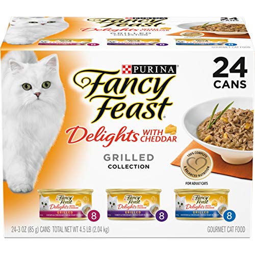 Fancy Feast Delights Cheddar Grilled Variety Pack