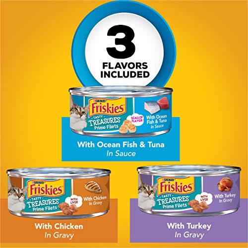 Friskies Tasty Treasures Cat Food Variety Pack