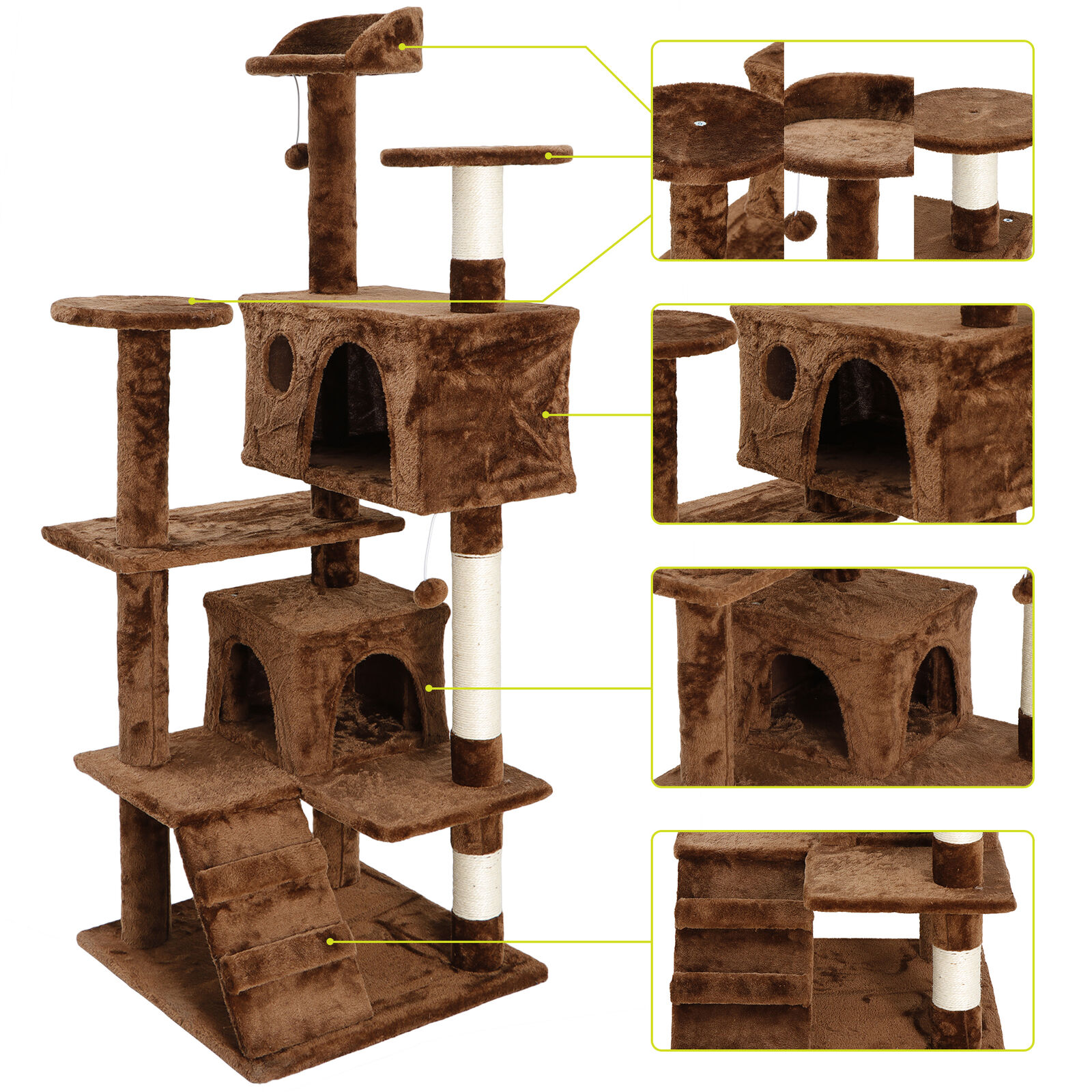 Cat Tree Activity Center Condo - Various Colors