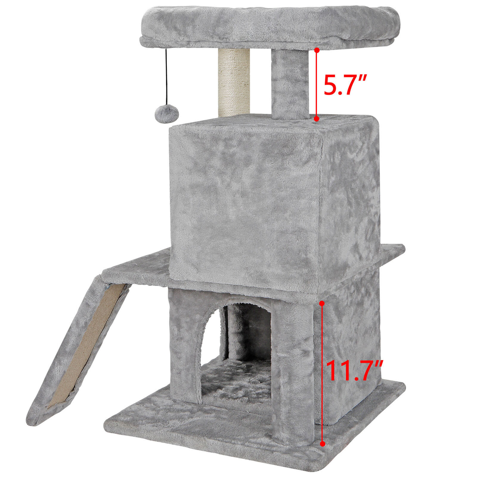 Sturdy 34" Cat Tree Tower Activity Center