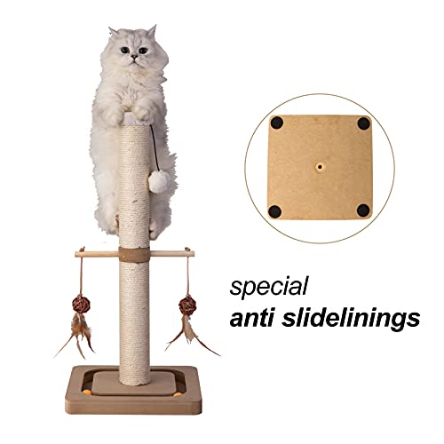 Premium Cat Scratching Post with Interactive Toys