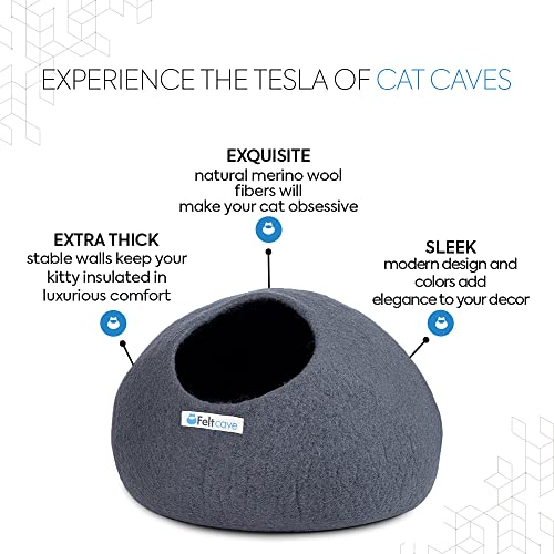 Merino Wool Large Cat Cave Bed