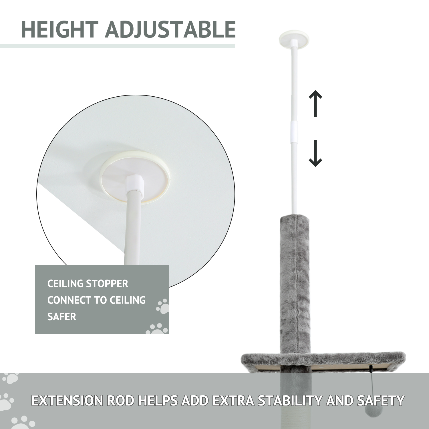 Super Large Cat Tower with Climbing Toys