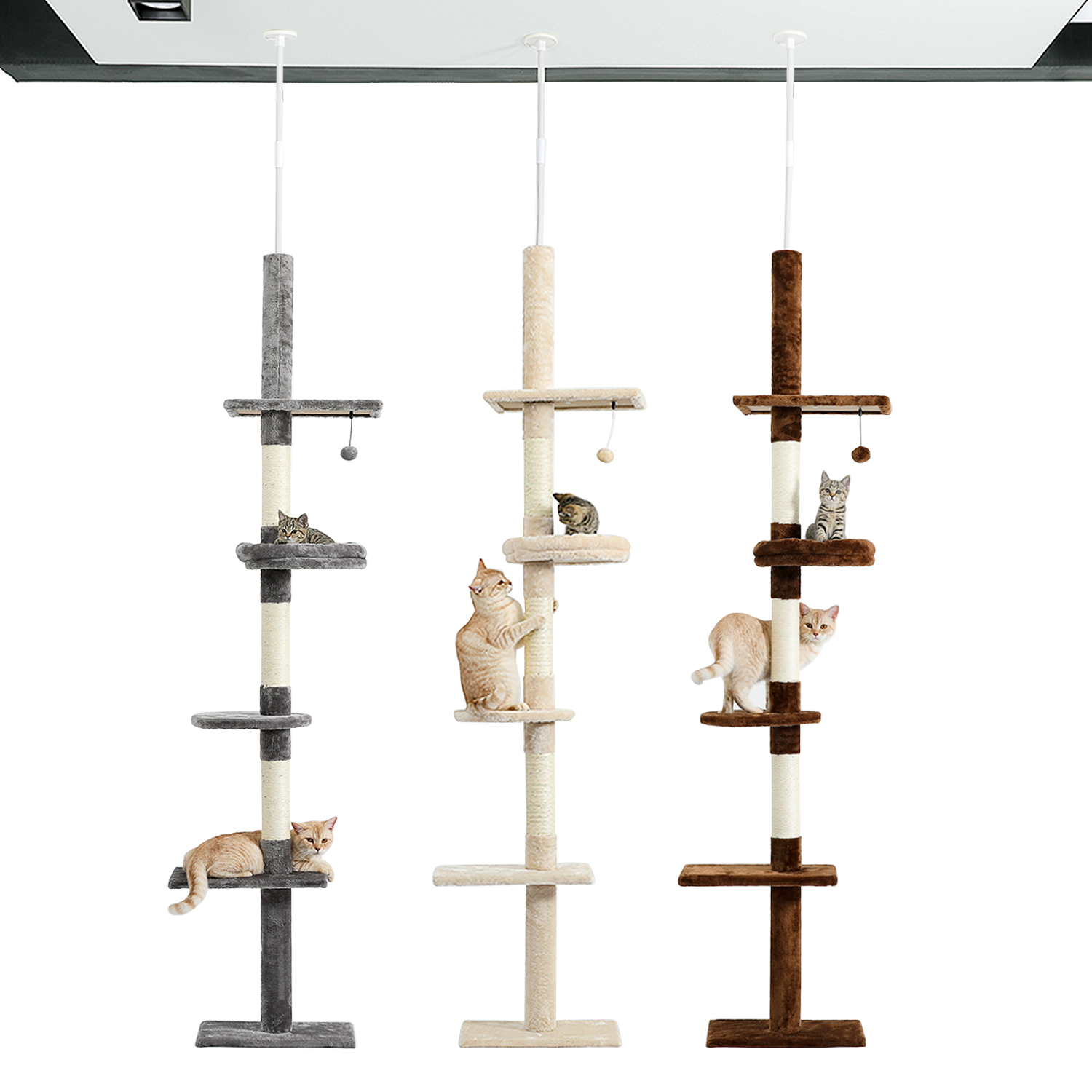 Super Large Cat Tower with Climbing Toys