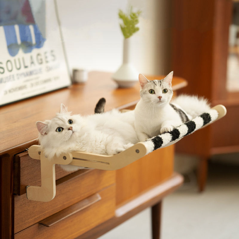 Sunny Hanging Cat Hammock Lounger Shelf