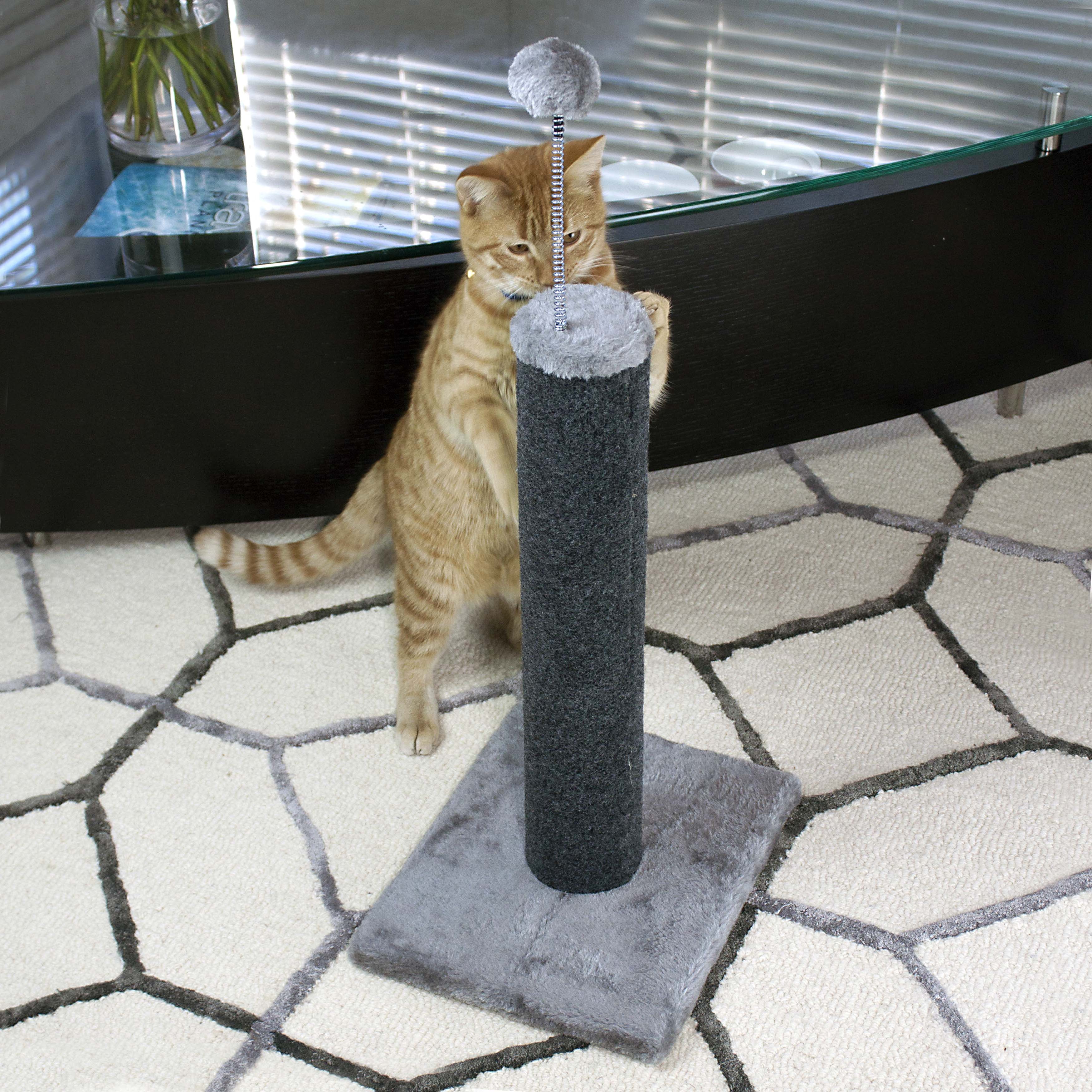20" Grey Base Cat Scratching Post