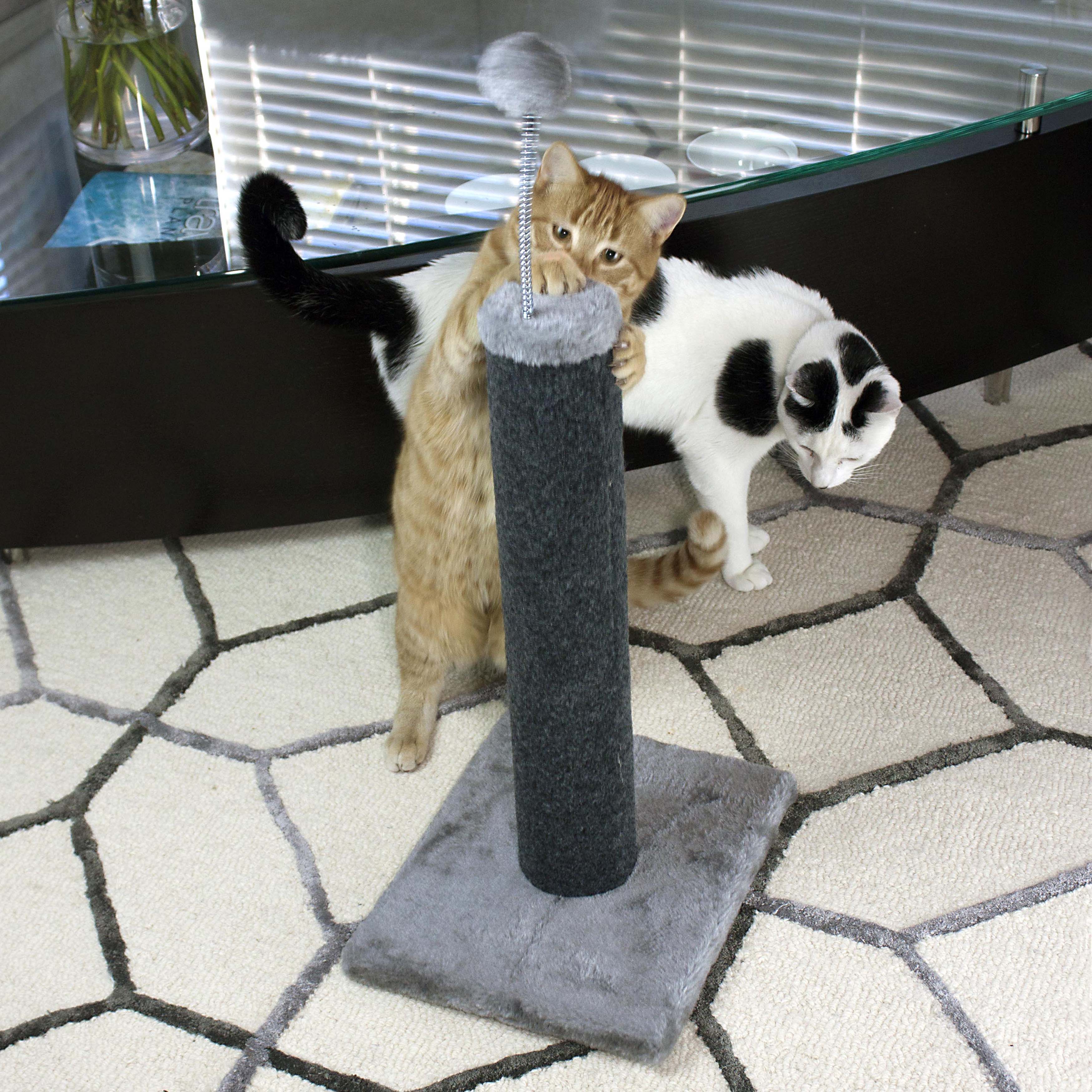20" Grey Base Cat Scratching Post