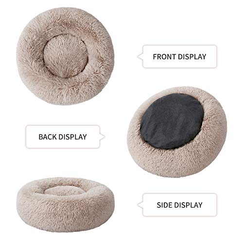 Fluffy Cat Bed with Joint Relief