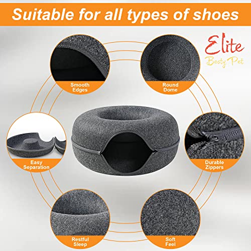 Cat Cave with Tunnel and Exercise Wheel