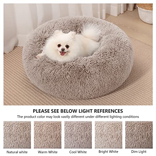 Fluffy Cat Bed with Joint Relief