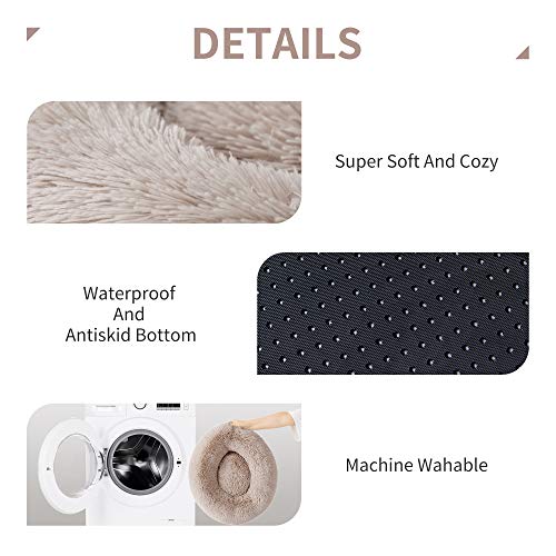 Fluffy Cat Bed with Joint Relief