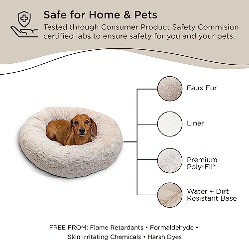 Calming Donut Bed for Cats and Dogs