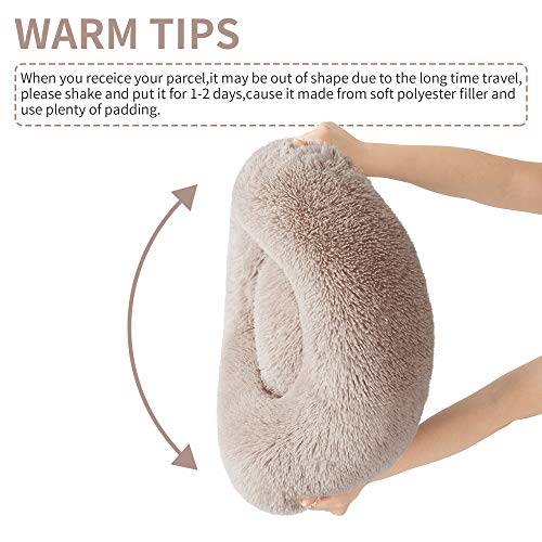 Fluffy Cat Bed with Joint Relief