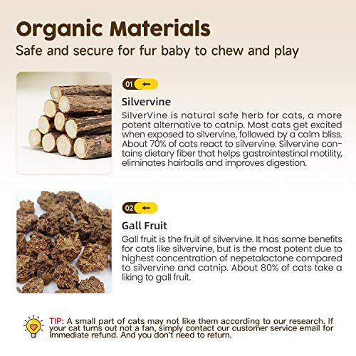 Silvervine Cat Chew Toys - 3 Pack