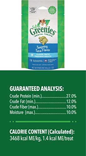 Bundle of 3 Greenies Cat Treat Bags & Booklet