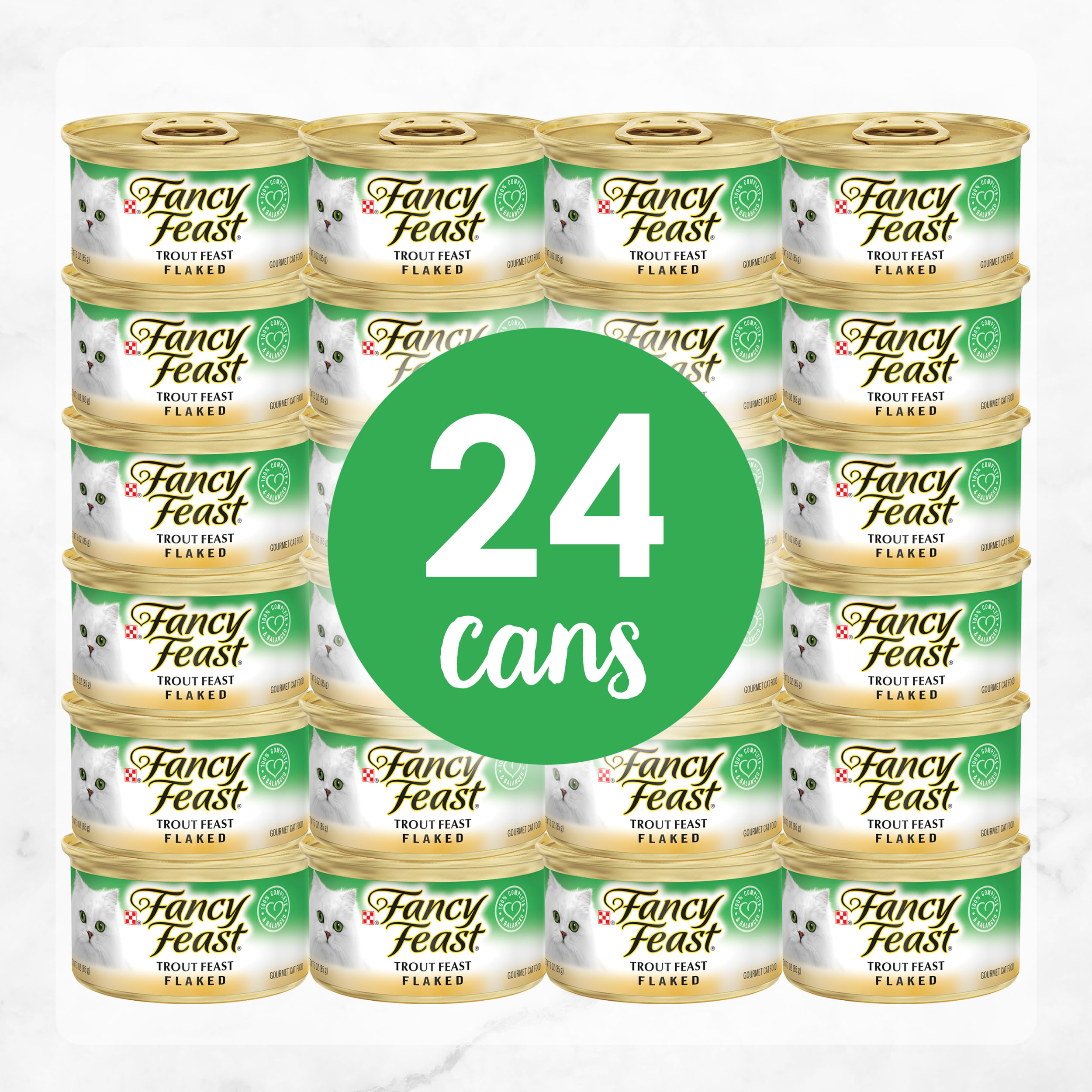 Fancy Feast Trout Wet Cat Food, 3oz
