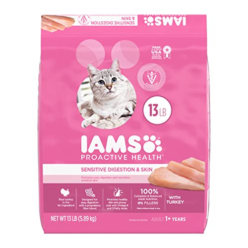 IAMS Sensitive Digestion & Skin Cat Food, 13lb