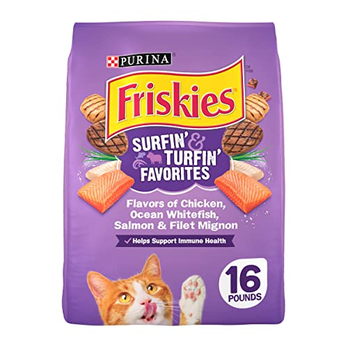 Friskies Surf & Turf Cat Food - 16lbs